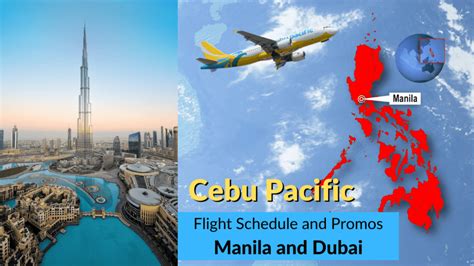 Cheap Flights from Cebu City to Dubai .